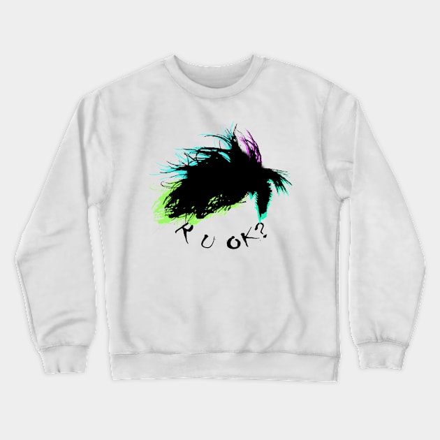 yungblud light hair Crewneck Sweatshirt by zombies butterfly